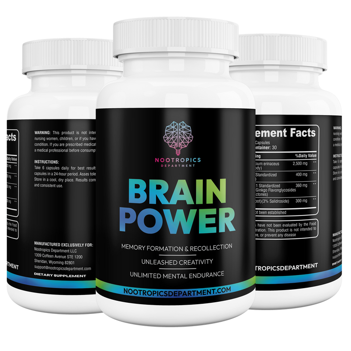 Three bottles of Brain Power